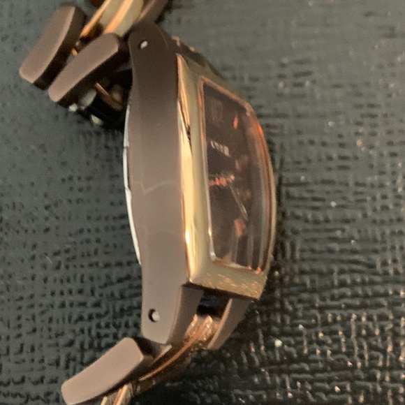 Fossil Chocolate & Gold Tone Watch with Date - Picture 7 of 9